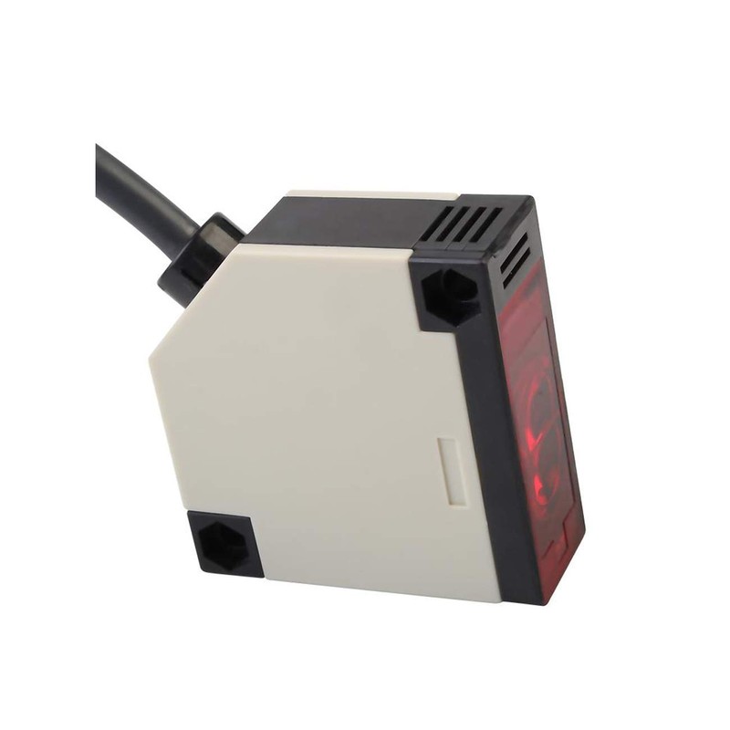 Mageway Indoor E3JK-R4M1 Retro-Reflective Photoelectric Beam Sensor 12-240VDC 24-240VAC Infrared