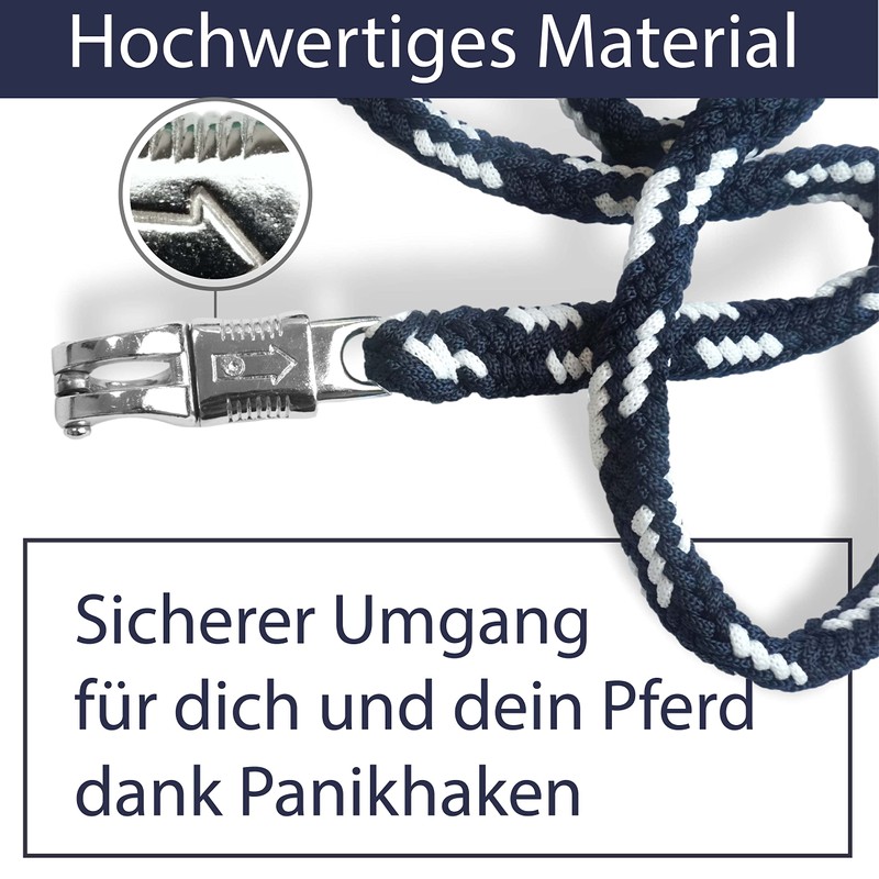 Lead Rope Horse Tie Rope for Horses with Sturdy Panic
