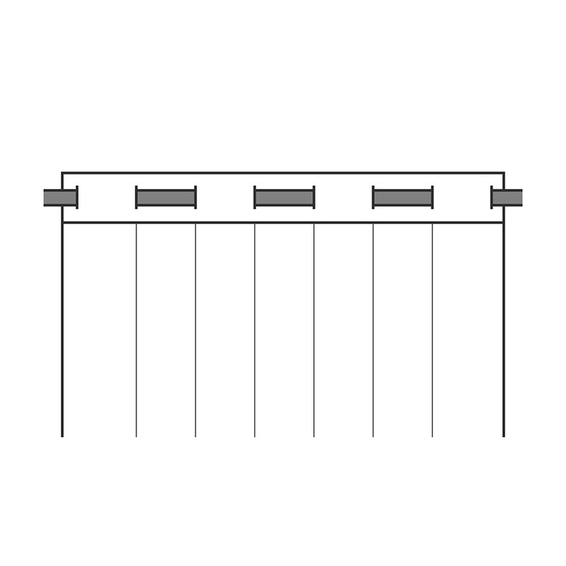 Deko Trends Stanza Fabric Beige/Brown 6237112 88 Eyelet Curtain 245