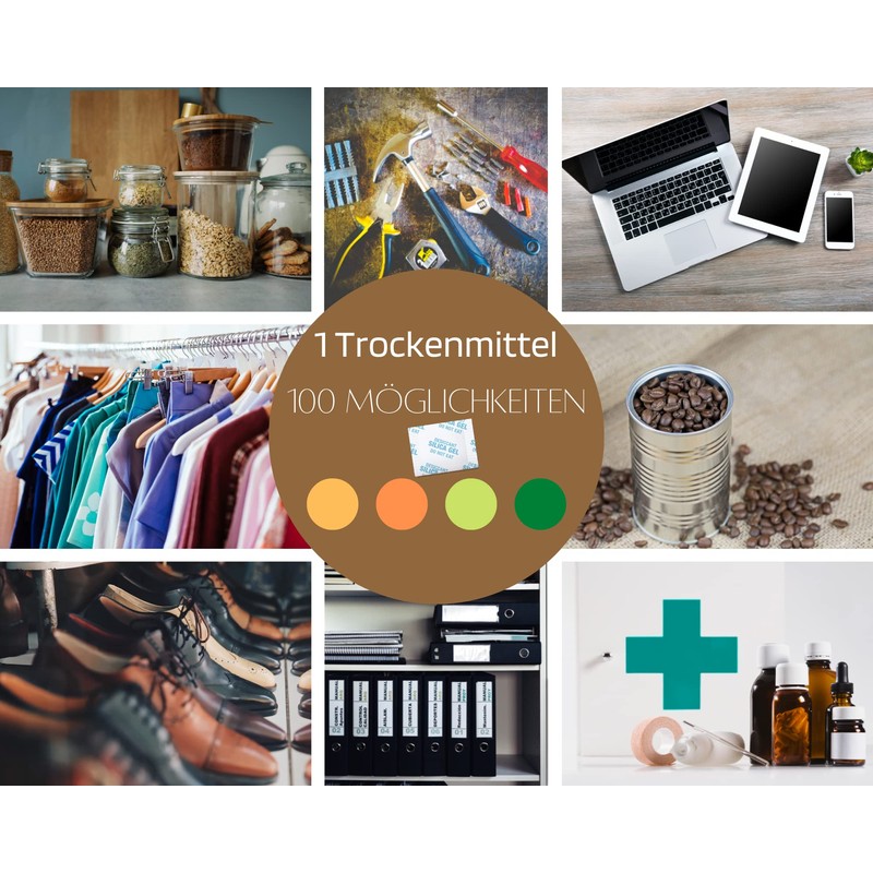 Kitchella Desiccant - Reusable Silica Gel (20 x 10 g)