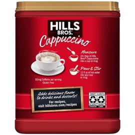 Hills Bros Classic Cappuccino, (Pack of 6)
