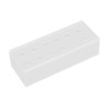 12 Holes Rectangular Flowers Vase With LED Light Clear Acrylic
