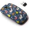 CJCBROES 2.4G Wireless Mouse with Cute Pattern Design for All