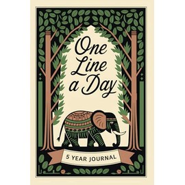 One Line a Day 5 year journal: Diary for Women and Men, Dated and Lined Keepsake Memory Book for Daily Reflections and Mindfulness