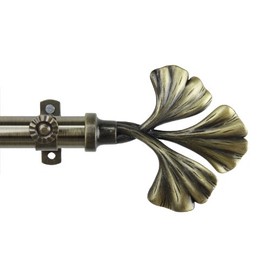 A&F Rod Decor - Clover Curtain Rod 28-48 inch - Antique Brass