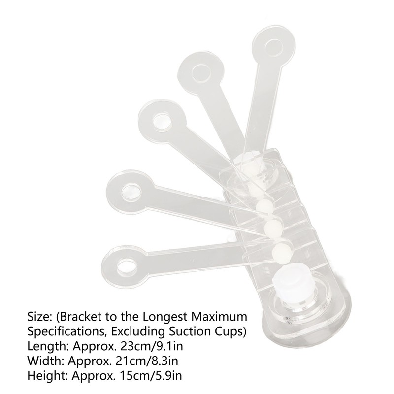 Aquarium Coral Rack 5 Claw Tree Shape Clear Acrylic Fish