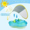 Free Swimming Baby Inflatable Baby Float with Sun Canopy Size