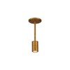 Cafe 1 Light LED Wall Or Ceiling Spotlight - Antique