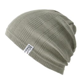 CHARM Coolmax Beanie Hat, Made in Japan, Stylish, Sweatproof, Thin, Sports, gray (light gray)