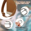 sourcing map Slide Buckle, 10Pcs 1" - Metal Tri-Glides Slide