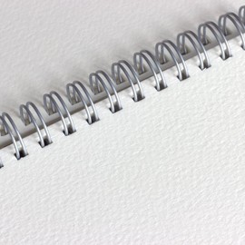 Daler-Rowney The Langton Cold-Pressed Watercolour 300gsm 10 x 7in Natural White Paper in a Spiral Pad, Acid-free, 12 Sheets, Ideal for Professional Artists