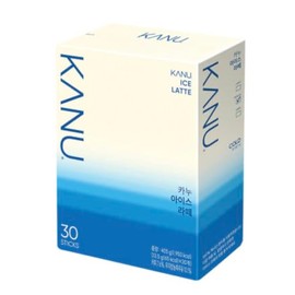 KANU ICE Latte Instant Coffee 13.5g, 30 Sticks (Package may vary)