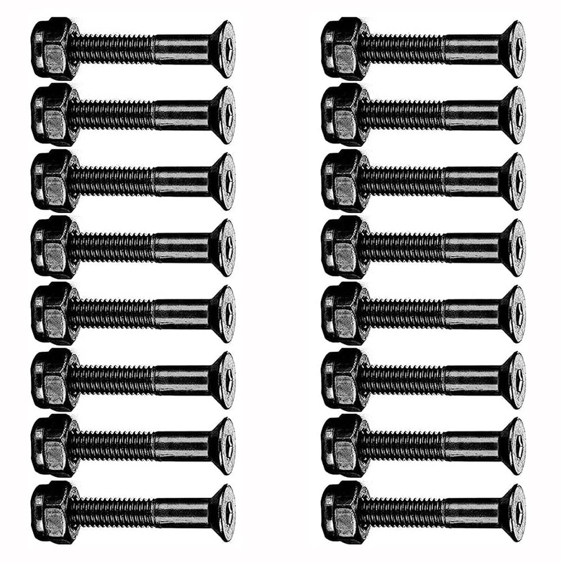 ANCLLO Skateboard Screws Longboard Hardware Kit Skateboard Screws Nuts for