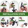 2PCS Under Vehicle Inspection Mirror Security Mirror with Light and