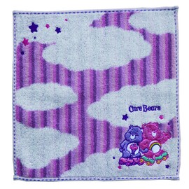 Marushin 5545003200 Mini Towel, Care Bear, Combination Bear (Pink), Handkerchief, Character, 100% Cotton, Antibacterial, Odor Resistant, Cute, Present, Gift, Birthday