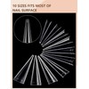 500 Pieces Stiletto Long Nail Tips: Long Transparent False Nails