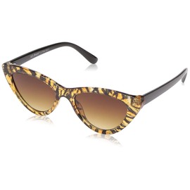 A.J. Morgan Women's Naughty Cateye Sunglasses, Tiger, 51 mm