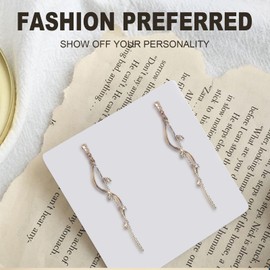 SZXYCZL 925 Silver Fashion Pendant Earrings For Women Gold/Silver Chic Elegant Cute Earrings Gift-Flower Gold