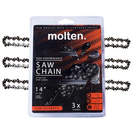 Stihl 14 Inch Chainsaw Chain 61 PMM3 50, Fits MS170, MS180, MS 170 180, R50, 3/8'' LP Pitch, .043'' Gauge, 50 Drive Links