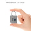 Smart Fingerprint No Password Unlock Padlock Customs Lock for Suitcase