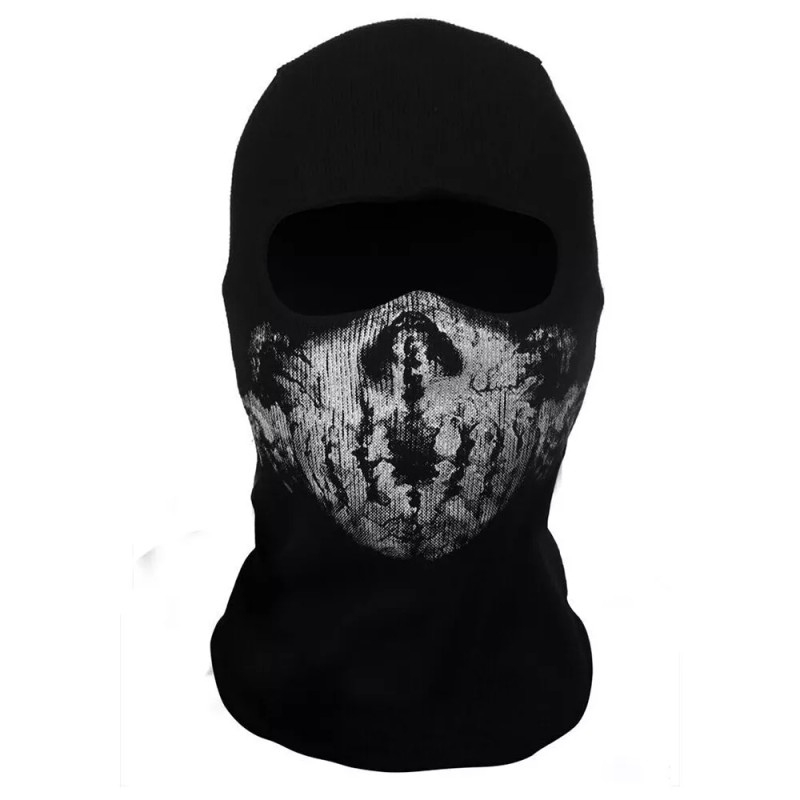 Unbranded Balaclava Tactical Skeleton Ghost Skull Full Face Mask Windproof