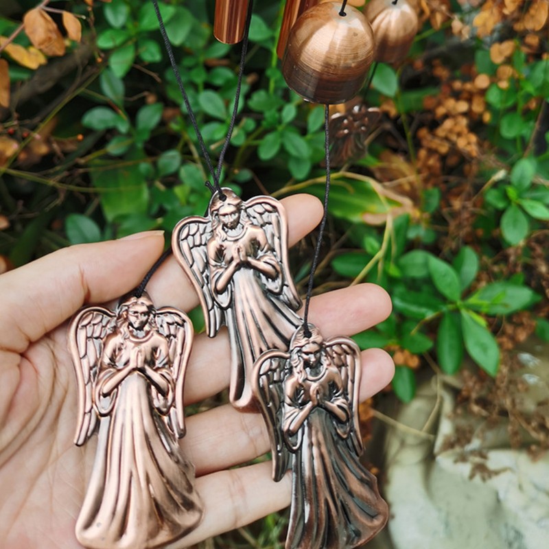 Angel Wind Chimes Retro Exquisite Metal Wind Chimes Decoration Gift