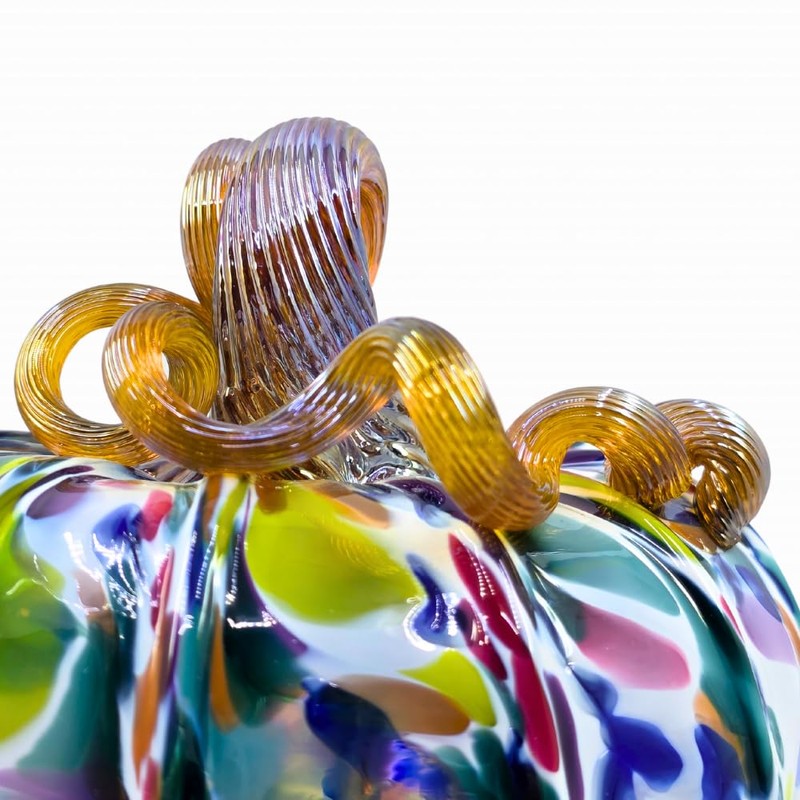 Luke Adams Glass | Handmade Glass Pumpkins | Handmade Table