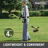 SnapFresh 20V Weed Wacker，2-in-1 Cordless 12" String Trimmer & Lawn