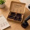 Office Chair Wheel Stopper Cups for Floor Protection – 5-Piece