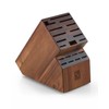 Cook N Home Basics, Acacia Wood Cutlery Storage Block without