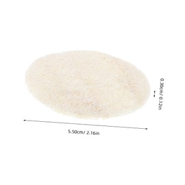 Baluue 6pcs Round Exfoliating Loofah Pads For Face Gentle Face Scrubbers For Deep Cleansing And Makeup Removal Facial Washing Loofahs For Travel And Daily Use