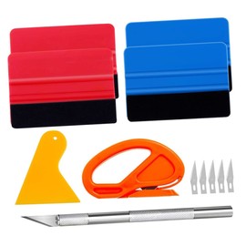 GRIRIW 1set Vinyl Wrap Tool Kit for Window Tinting Car Film Installation Tools Efficient Squeegee and Cutter Essential Accessories for Automotive Vinyl Application