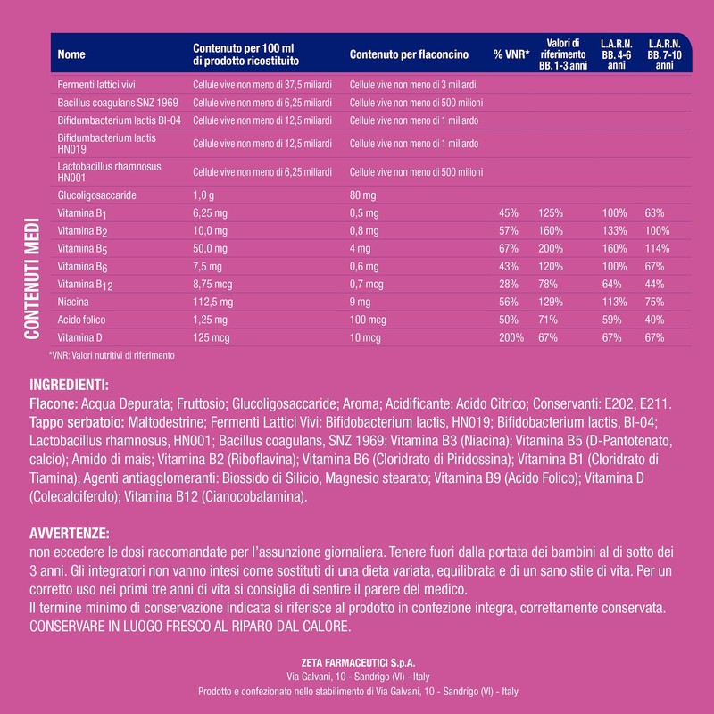 Prolife Pediatrico - Integratore di Fermenti Lattici con Bifidobatteri, 3