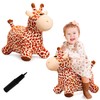 VangeBow Giraffe Bouncy Horse Toys for 1 2 3 year