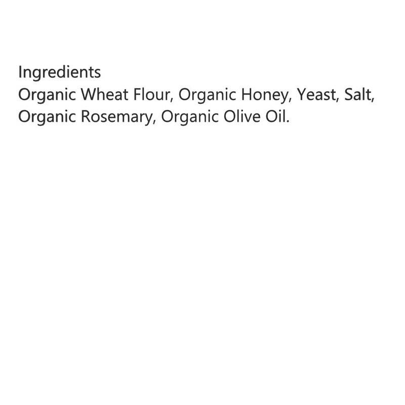 Firehook Artisan Baked Crackers, Rosemary Sea Salt, Kosher, USDA Certified
