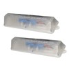 2 PCS Light Control Solar Warning Lights with 8 LED