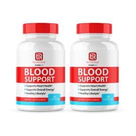 (2 Pack) Trusted Relief Blood Support Capsules, Trusted Relief Advanced Strength Glycogen Reviews Healthy Levels Support Supplement, TrustedRelief Maximum Blood Support Formula Supplement (120 Caps)