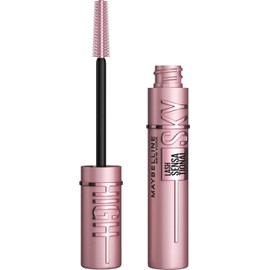 Maybelline Sky High Washable Mascara Makeup, Volumizing Mascara, Buildable, Lengthening Mascara, Defining, Curling, Multiplying, Washable Blackest Black, 0.2 fl. Oz Blackest Black, Volumizing, Lengthening, Buildable, Defining, Curling, Multiplying