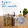 Zip Bag Large, transparent, Sock pocket