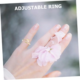SAFIGLE Zodiac Sign Ring for Women Adjustable Open Ring Women's Fashion Jewelry for Dress up Parties