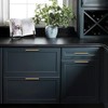 FILTA 10 Pack 5 Inch(128mm) Hole Centers Gold Cabinet Pulls,Stylish