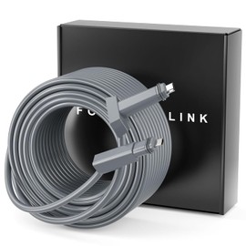 UbiKORT for Starlink Cable Compatible with Starlink Actuated Gen 2, Replacement Cable for Starlink Rectangular Satellite V2 Waterproof with End Caps (Cable 150FT/46M)