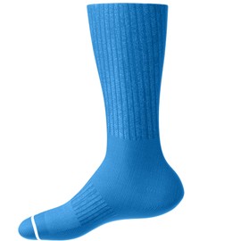 Great Call Athletics Wrestling Mid-Calf Socks 3 Pair NFHS Compression Arch Support Martial Arts Boxing BJJ Boys Apparel Pro (US, Alpha, Medium, Regular, Regular, Powder Blue)