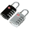 2 TSA Travel Locks Luggage Locks with 4 Digit Combination