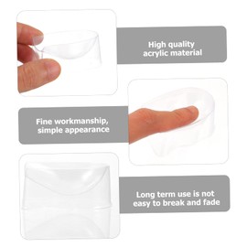 Baluue Nail Dipping Powder Tray Containers 6pcs Manicure Powder Jar Portable Nail Art Tools