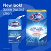 Clorox Ultra Clean Toilet Tablets Bleach & Blue, Rain Clean
