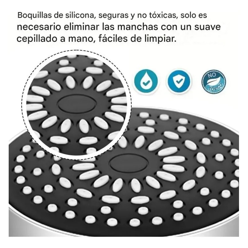 Regadera Para Baño De Ducha 10cm De Lluvia De Alta