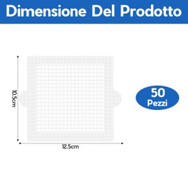 Scettar Duschfilter für Haare, Netz für Duschablauf, Duschhaare, geeignet für Küchen, Badewannen, Badezimmer und Waschbecken (50 Stück)