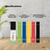 Social Hike Resistance Bands 5-Pack – Anti-Slip Latex Workout Loops