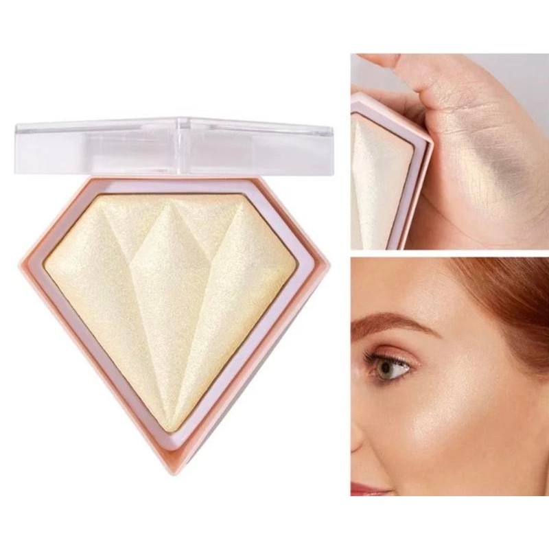 Italia Deluxe Diamond Glow Highlighter - Perfect for Highlighting and